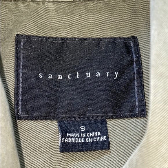 Sanctuary Tie Cargo Vest in Green - Picture 4 of 5